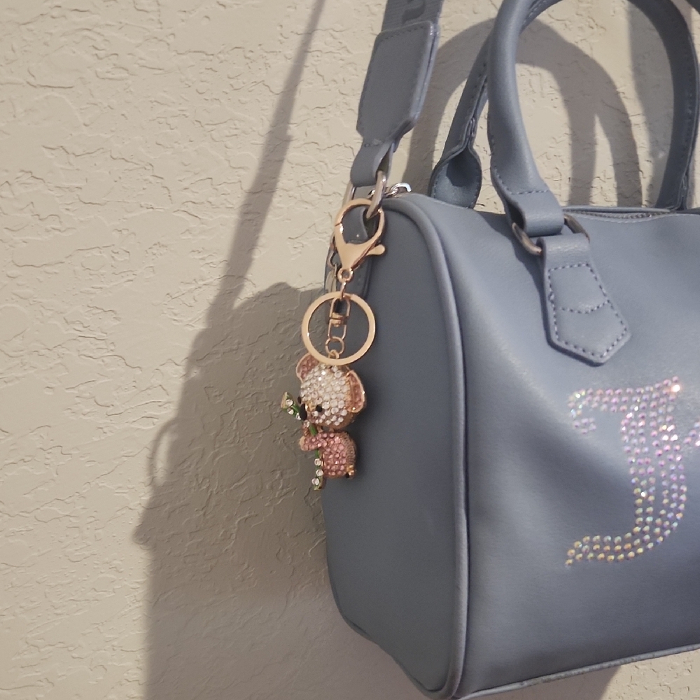 Juicy Couture Blue Satchel Crossbody - Picture 3 of 3